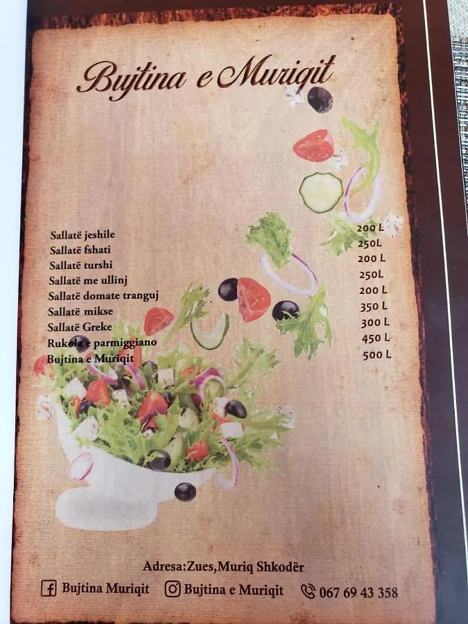 Bujtina E Muriqit Zogaj  0*, Zogaj (Shkoder) Albania
